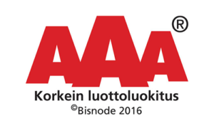 AAA Korkein luottoluokitus - Maanrakennus J. Karell